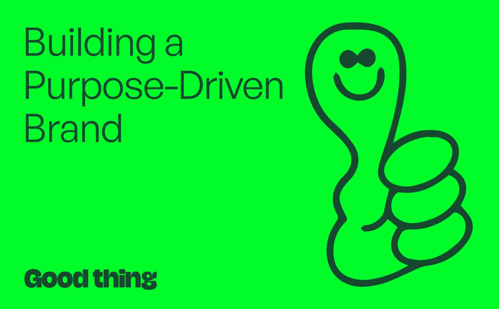 Building a purpose-driven brand